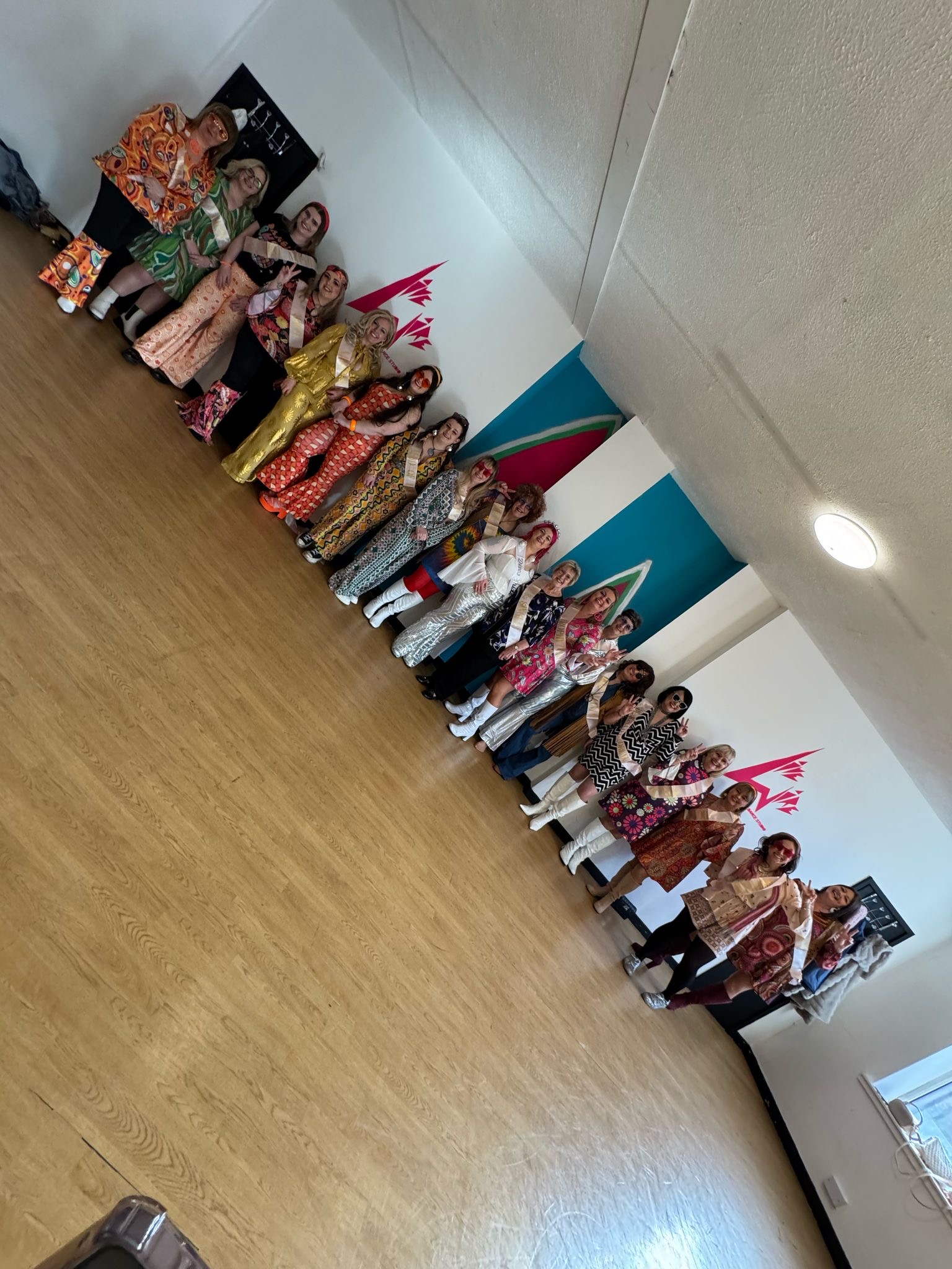 ABBA hen party dance group Birmingham Dancing Queen celebration