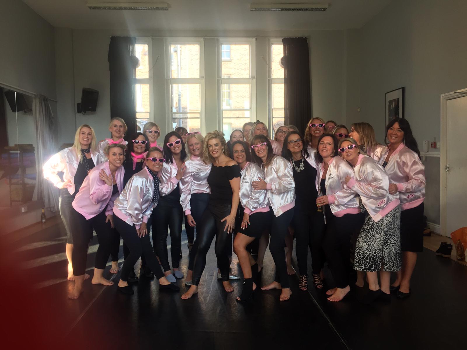 Grease Summer Nights hen party Birmingham dance studio
